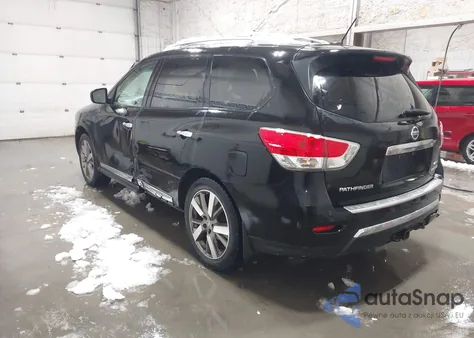 2014 Nissan Pathfinder Platinum z USA, uszkodzony, nr VIN 5N1AR2MMXEC671406